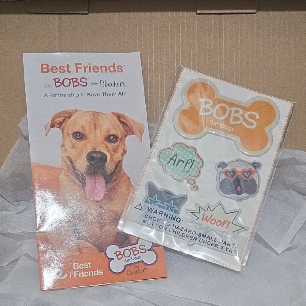 BOBS from Skechers White and Orange Slip-Ons - Picture 16 of 16